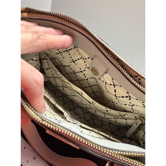 Kate Spade New York NewBury Lane Lt Green Small Leather Handbag Missing Shoulder - Picture 4 of 16